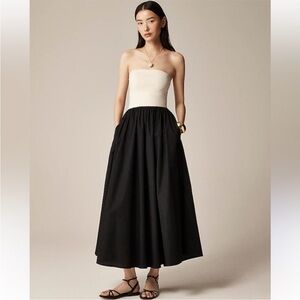 J Crew Dress M Mixy Black